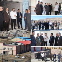 بازدید مدیر کل امور ورزشی وزارت کار از بزرگترین مجموعه فرهنگی ورزشی کارگران سنندج