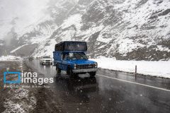 جاده‌های چهار استان کشور زیر بارش برف/تردد بدون زنجیر چرخ ممنوع