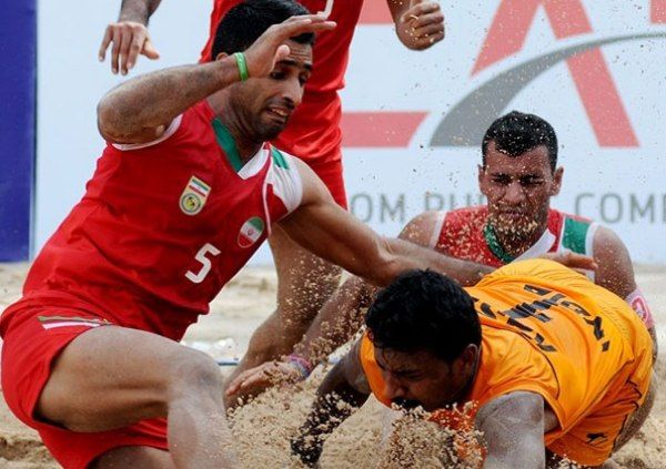 کبدی ساحلی قهرمانی جهان| صعود بی دردسر ایران به نیمه نهایی با برد عراق