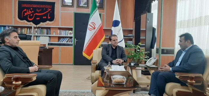 دیدار دکتر امیاری سرپرست فدراسیون زورخانه ای و کشتی پهلوانی با دکتر احمد کرمی استاندار ایلام