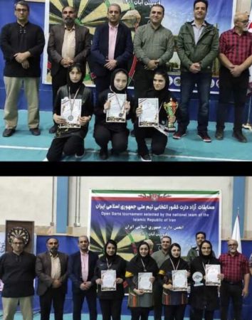 نفرات برتر مسابقات آزاد دارت کشور انتخابی تیم ملی معرفی شدند