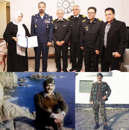 همزمان با گرامیداشت روز نیروی دریایی / رئیس سازمان تربیت بدنی ارتش با خانواده شهید محمدعلی صفا دیدار کرد