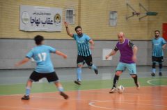 منظور بزرگداشت ۱۹ بهمن “روز نیروی هوایی” به میدان رفتند / ۹ گل حاصل دیدار تماشایی تیم‌های فوتسال نهاجا و قلم ورزش