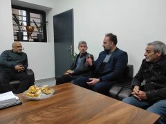 دیدار رئیس بسیج ورزشکاران سپاه محمد رسول الله (ص) با قاسم علی عسگری