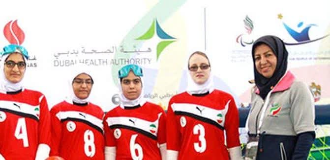 در راستای حمایت فدراسیون نابینایان وکم بینایان در برگزاری اردوهای ملی / ابراز رضایت ملکی از روند پیشرفت تیم ملی گلبال بانوان