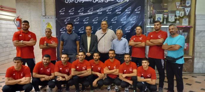 مراسم بدرقه کاروان کشتی ناشنوایان اعزامی به مسابقات قهرمانی جهان (قرقیزستان)