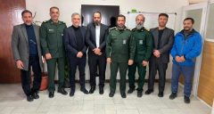 نشست صميمانه سرهنگ یوسف پور رییس تربیت بدنی سپاه محمد رسول الله (ص) تهران بزرگ با سيد ميرشاد ماجدي