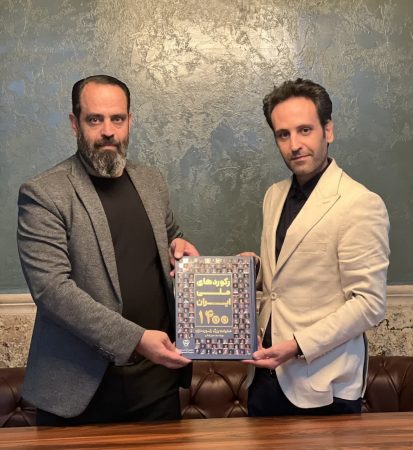 جلسه جواد فرجي دبير اجرائي تورنمنت بزرگ فوتبال گل كوچك با هادي رضايي رئيس كميته ثبت ركورد ملي كشور