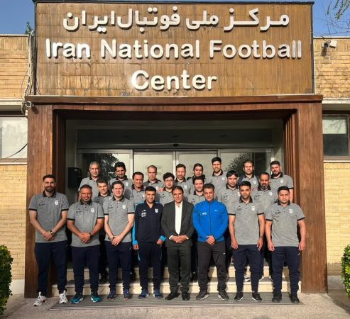 حضور فرجي رئيس هيات فوتبال سپاه حضرت محمد رسول الله ( ص ) تهران بزرگ در كلاس مربيگري فوتسال سطح ۲ آسيا