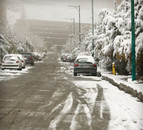 برف و باران در نقاط مختلف کشور/ یخبندان در استان‌های غربی و مرکزی