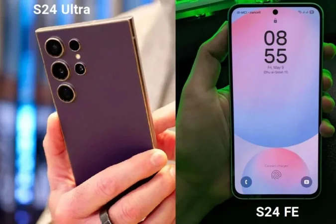تفاوت گلکسی S۲۴ اولترا و S۲۴ FE